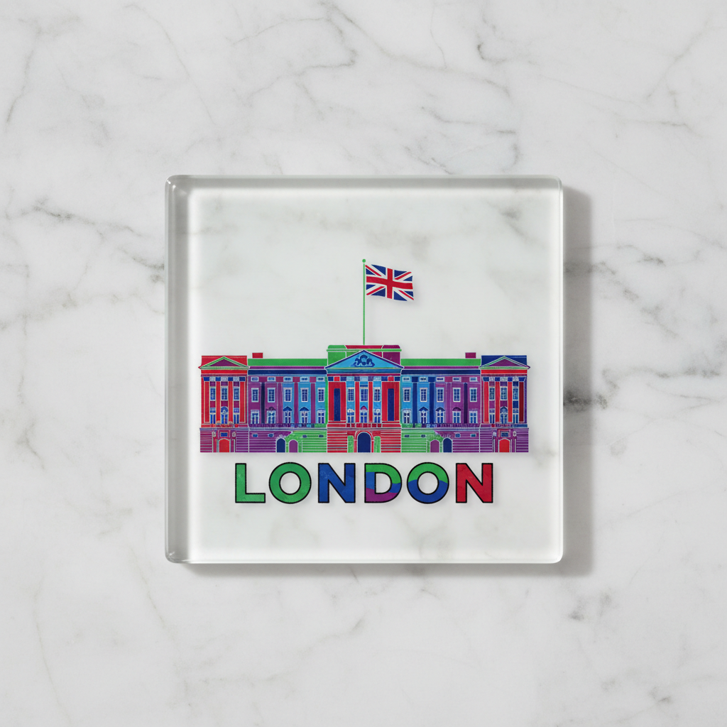 Buckingham Palace glass coaster